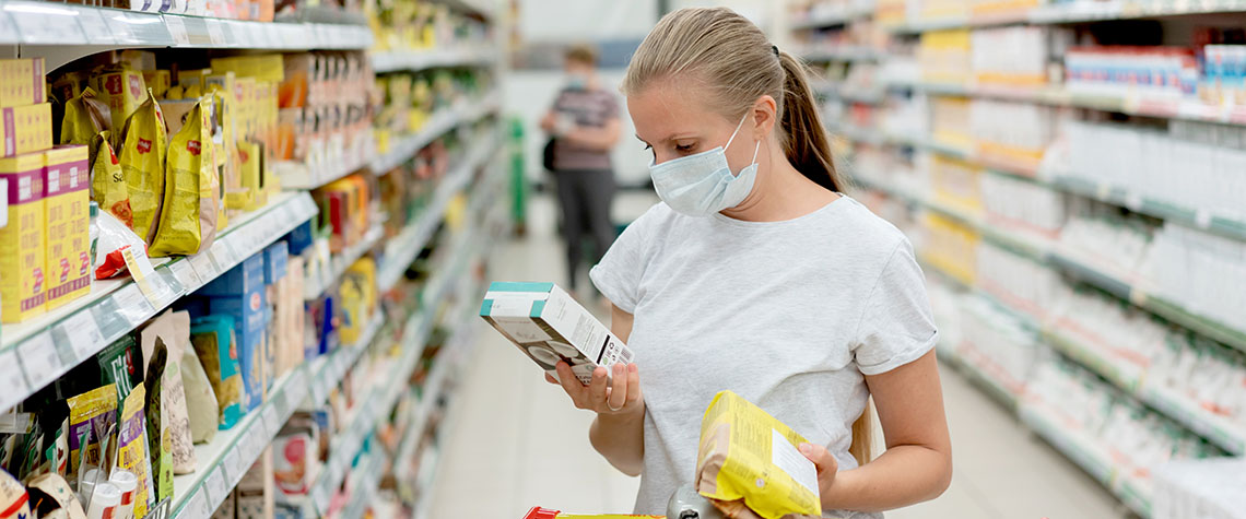 woman shopping with face mask buying magic mushrooms. albino penis envy shrooms online.